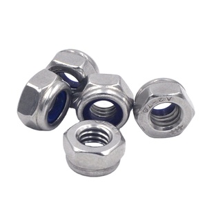 Din985 locknuts Assortment Kit M3 M4 M5 M6 M8 M10 M12 140 cái Metric Nylon chèn Nuts Set 304 thép không gỉ - Product Image 2