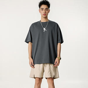 Camiseta de Manga Corta para Hombre, 100% Algodón, Tejido de Punto, Color Sólido, Informal, Básica, Transpirable, Corte Regular, Ligera para Verano - Product Image 3