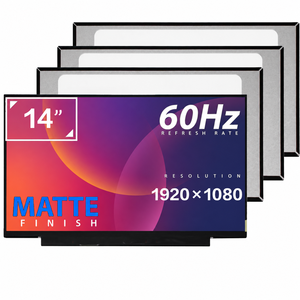 จอคอมพิวเตอร์ LCD ขนาด 14 นิ้ว ความละเอียด 1920x1080 Full HD บางเฉียบ 60Hz EDP 30 พิน แบบไม่สัมผัส รุ่น B140HAN04.1 NV140FHM-N61 สำหรับธุรกิจ - Product Image 1