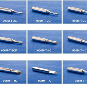 Pointes de soudage sans plomb Hakko série 900M, pointe conique en fer, argent, à clipser - Product Image 3
