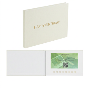Carte-cadeau numérique avec écran LCD, personnalisable, pour publicité d'entreprise, promotion, <span class=keywords><strong>anniversaire</strong></span>, <span class=keywords><strong>invitation</strong></span> - Product Image 1