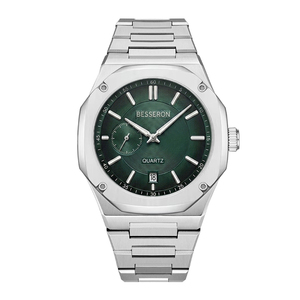 Reloj de Cuarzo de Lujo para Hombre con Correa de Acero Inoxidable y Visualización de Fecha - Product Image 6