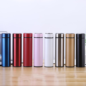 Thermos en acier inoxydable 304 avec logo personnalisé, <span class=keywords><strong>prix</strong></span> fabricant, affichage numérique de la température LED, alimentation USB, tasse portable avec filtre - Product Image 1