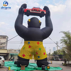 Top vente tenant un ballon gorille géant gonflable pour le marketing des concessionnaires automobiles - Product Image 3