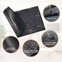 Fabricant chinois bandes tapis côtes paillasson support PVC paillasson