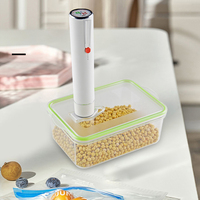 Scelleuse sous vide automatique pour aliments, mini scelleuse sous vide portable sans fil pour le stockage des aliments - Alimentée par USB