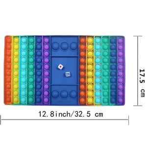 Juego de Mesa Fidget Big Pop Rainbow Chess Board Push Bubble Fidget, Juguetes Promocionales - Product Image 3