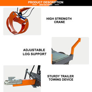 Grue forestière à flèche articulée pour grumes, hydraulique, à essence, diesel ou électrique, avec <span class=keywords><strong>grappin</strong></span>, pour l'exploitation forestière et l'agroforesterie, prix usine - Product Image 6