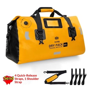 Bolsa Trasera para Asiento de Motocicleta, Totalmente Impermeable, Gran Capacidad, Bolsa de Viaje con Cierre de Cordón de Poliéster, Equipo de Motociclismo - Product Image 4
