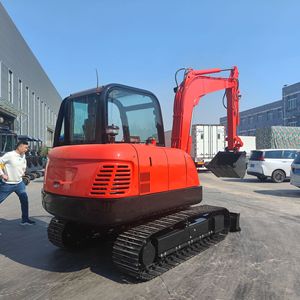 Excavadora de cadenas pequeña, máquina agrícola multifuncional para agricultura y construcción - Product Image 3