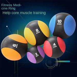 Ballon de médecine en caoutchouc écologique, approvisionnement direct usine, pour le <span class=keywords><strong>yoga</strong></span> féminin, le Tai Chi masculin et les sports de compétition, 1-10 kg - Product Image 4