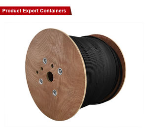 Kabel serat optik FTTH FRP kekuatan anggota 12-Core Mode tunggal RJ45 konektor POE/GSM penggunaan luar ruangan/dalam ruangan - Product Image 6