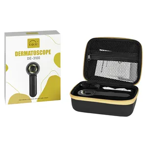 IBOOLO DE-3100 mikroskop medis USB LED, dermatoskop pencahayaan LED isi ulang, dermoskop Digital untuk dermatologi