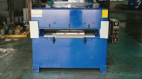 Equipo de Corte Hidráulico Industrial para Láminas de Espuma EVA - Operación Semiautomática de Precisión para Fabricación de Calzado y Automoción