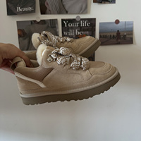 Bottes d'hiver en laine véritable à lacets MEL Fashion Design 2026 – Vente en gros, antidérapantes et chaudes, articles très demandés, chaussures en peau de mouton