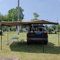 Tenda Kemah SNDN Four Season 270 Awning dengan Lampu LED Terpasang, Tenda Samping Mobil Offroad 4x4 Foxwing 270 Derajat