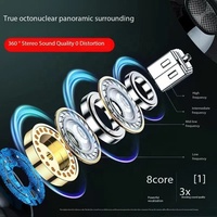 Usine en gros Plug and Play dans l'oreille filaire USB casque de jeu se connecter avec micro et contrôle du volume écouteur