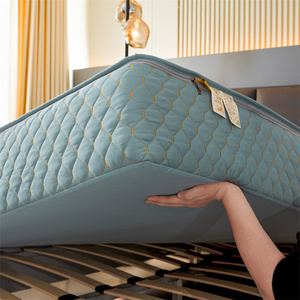<span class=keywords><strong>Protège</strong></span>-<span class=keywords><strong>matelas</strong></span> matelassé de luxe avec fermeture éclair, épaissi, enveloppement 6 côtés, personnalisable, confortable, pour la maison et l'hôtel - Product Image 5