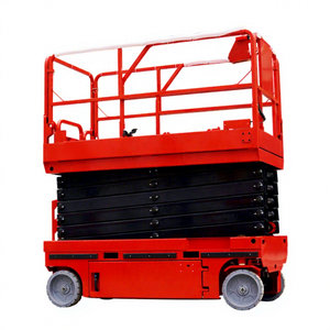 6-метровая гидравлическая ножничная подъемная платформа, 320 кг, полностью самоходная, для высотных работ, электрический подъемник - Product Image 2