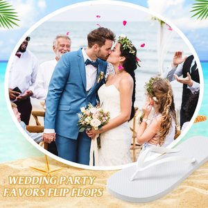 Confezione bianca pantofole Casual con carte di dimensioni assortite segno <span class=keywords><strong>per</strong></span> infradito da sposa Bulk <span class=keywords><strong>per</strong></span> sandali <span class=keywords><strong>per</strong></span> gli <span class=keywords><strong>ospiti</strong></span> della festa nuziale - Product Image 5