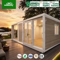 Maisons préfabriquées Portugal Certification CE Aménagement intérieur personnalisé Taille Airbnb Revente Maisons conteneurs 20FT 40FT