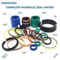 Hydraulische Dichtung UN UHS DHS IDI HBY Kolbenstangen-Öldichtung für Baggerreparatur Baumaschinen PU-Gummi-Dichtungssatz