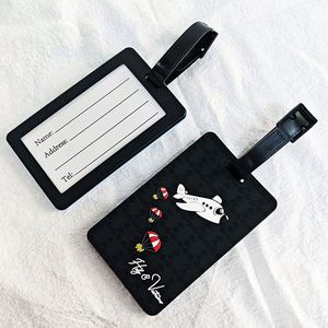Cadeaux promotionnels, étiquette de bagage en caoutchouc PVC souple personnalisée, imperméable, mignonne, pour les voyages - Product Image 5