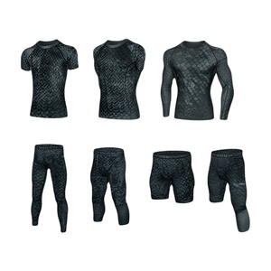 JOYORD Fitness Gym Tops et Leggings Surf Hommes Rash Guard Manches Longues UV Sun Shirts UPF 50 Swim Tee <span class=keywords><strong>Rashguard</strong></span> <span class=keywords><strong>Mma</strong></span> Fabricant - Product Image 2