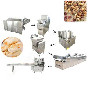 Linha de produção de barras de cereal de alimentos, energia, arroz, bolo, syp 9502