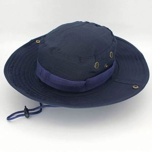 Wholesale Wide Brim Embroidery logo Custom Climbing Fishing Boonie <b>Bucket</b> <b>Hat</b> Outdoor Fisherman <b>Hat</b> <b>With</b> <b>String</b> - Product Image 6