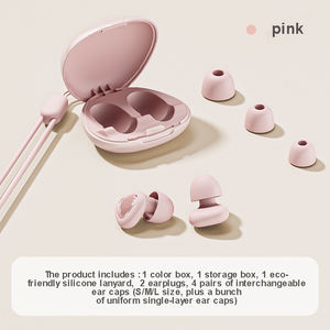 <span class=keywords><strong>32dB</strong></span> شعار مخصص عازلة للصوت حماية السمع سيليكون سدادات أذن قابلة لإعادة الاستخدام طائرة سدادات صوتية للنوم للحفلات الموسيقية - Product Image 6