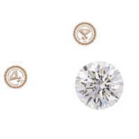 Messi Jewelry Alta calidad 0.3ct IGI Certified Round D VVS2 Excelente corte Diamantes sueltos cultivados en laboratorio