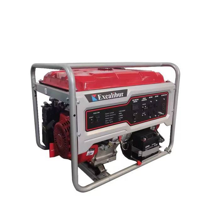 Excalibur Wholesale Power Value 3kw 220V Electric Start Gasoline Generator DC 12V Air Cooled Petrol Engine Generator
