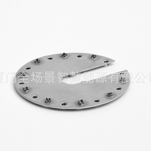 Plaque de mise à la terre photovoltaïque en acier inoxydable avec double pointe pour la mise à la terre des panneaux solaires - Product Image 3
