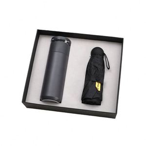Promo Wholesale Business <b>A6</b> Refill Notepad Bottle Customizable Pu Leather A5 Notebook Gift Set With Pen, Thermal Mug and Usb - Product Image 2