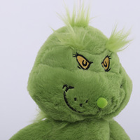Peluche Grinch, poupée en peluche, décoration de Noël avec rembourrage en coton PP, taille 31cm-50cm, unisexe, pour les 14 ans et plus