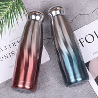 Meilleures ventes Bouteille d'eau en acier inoxydable à petite ouverture Cola Goddess Gradient