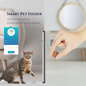 Penjualan Terbaik ponsel Wifi pengendali jarak jauh pintar 6L mangkuk hewan peliharaan pengumpan anjing kucing hewan peliharaan tempat makan pintar - Product Image 3
