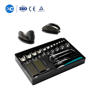 Kit médical de remplacement de prothèse orthopédique vétérinaire du genou, ensemble d'instruments pour la remplacement de la gorge rotuliennes (PGR) pour la chirurgie des animaux de compagnie