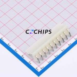 5.08-10AW Wire-to-Board Pin Header Bent Lead Through Hole,P=5.08mm Connector 1x10P 5.08mm Right Angle Insert 10P - Product Image 2