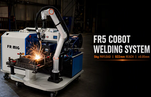 Cobot de Soldadura Colaborativo de 6 Ejes FR5, Carga Útil de 5 kg, Alcance de 922 mm, Sistema de Robot Móvil Todo en Uno MIG Láser con Carro - Product Image 5