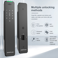 Europa Outdoor Ttlock Smart Lock Serrure automatique à cylindre biométrique d'empreintes digitales avec reconnaissance faciale 3D