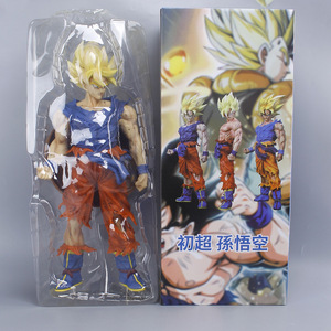 Figura de Acción de PVC de 44 cm del Anime Japonés <span class=keywords><strong>Dragon</strong></span> <span class=keywords><strong>Ball</strong></span> Z, <span class=keywords><strong>Super</strong></span> Saiyan Son Goku, Vegeta, Shenron, Majin <span class=keywords><strong>Buu</strong></span>, Estatua, Modelo de Juguete - Product Image 4