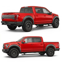 Estribos Laterales Eléctricos de Aleación de Aluminio, Instalación sin Perforación para Ford Raptor F150 F250 F350 F550 2020+