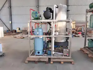 5-tons Cylinder Tube Ice Machine High Capacity Tube Ice Machine Cylindrical Ice Tube Maker TV50 Arab Middle East