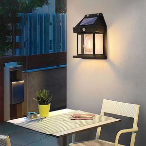 2025 Solar-Bewegungssensor LED-Wandleuchte <span class=keywords><strong>3</strong></span> Beleuchtungsmodi Dämmerung bis Morgendämmerung IP65 Wasserdicht Aluminiumbasis Dimmbar 1800mAh für den Garten - Product Image 2