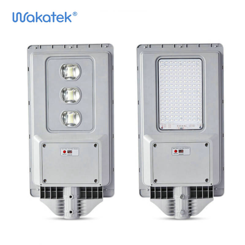 Wakatek 300 Ватт все в один Интегрированный пульт дистанционного управления солнечной энергии освещение светодиодный уличный свет