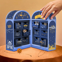 Boîte Calendrier de l'Avent Magnétique Personnalisable, Vide, Grande, pour Bijoux, Cosmétiques, Cadeaux Surprise de Noël DIY