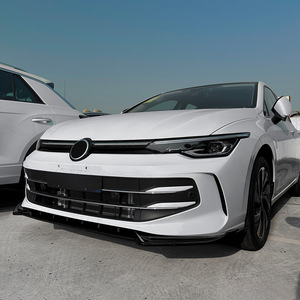 Amp-Z Front Lip Spoiler For Volkswagen Golf 8.5 Pro 2024 Matte Piano Black Carbon Fiber Texture Tuning Style - Product Image 2