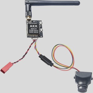 เครื่องส่งสัญญาณวิดีโอ FPV 600mW และ 120 °   กล้อง HD มุมกว้างแบบคอมโบสำหรับโดรนแข่ง FPV RC Quadcopter - Product Image 5